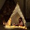 Star String Lights 10FT 20 LED Fairy Lights, Battery Operated, Waterproof, Warm White, Indoor/Outdoor for Bedroom, Party, Wedding, Christmas Tree Decoration (Warm White)